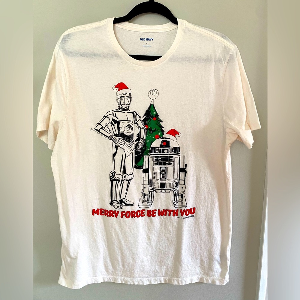 Old Navy • Merry Force Be With You T-shirt